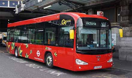 Irizar i2e electric for Go-Ahead London